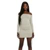 Missy Empire Womens/Ladies Ruched Off Shoulder Mini Dress