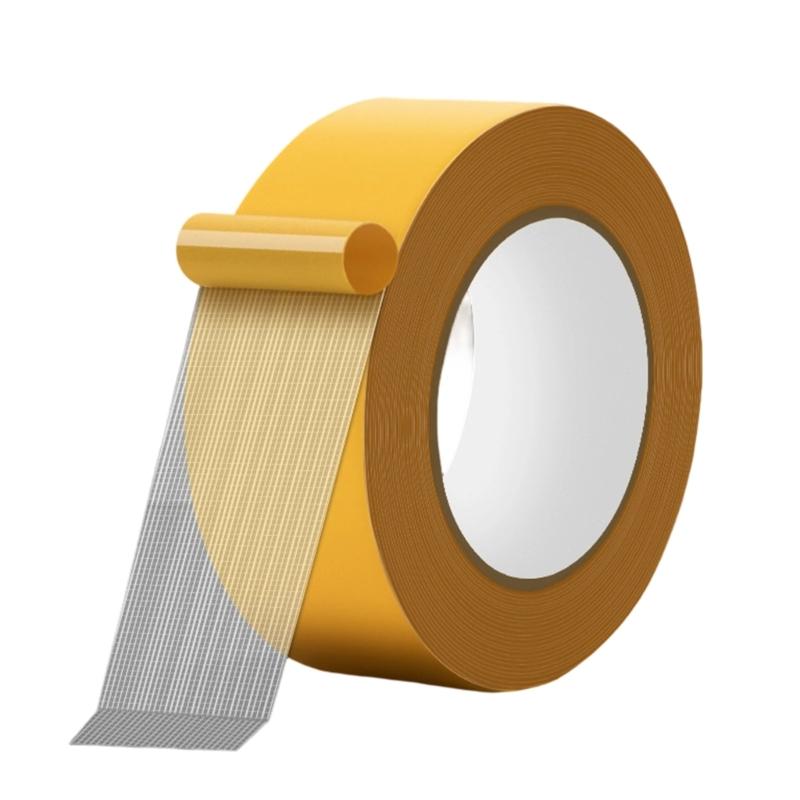 Net Cloth Adhesive Tape 20M Long Heavy Duty Double Sided Mounting Tape For Carpets Mat And Baseboards Home Decoration