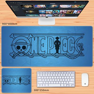 High Definition Anime ONE PIECE Leather Mouse Pad Oversized Anime Boys Roronoa Zoro Two-dimensional Large Size Gaming Keyboard Pad Office Mouse Pad