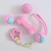Cross-Border Pet Chew & Teaser Toy for Dogs & Cats – Teething, Training, Amusement: Small Dog Cloth Rope Knot.