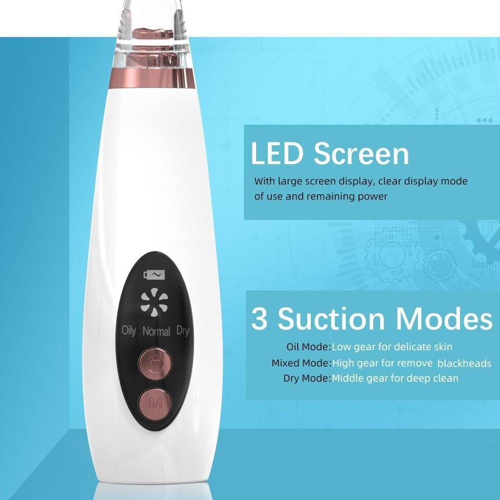 Electric Vacuum Suction Blackhead Remover Facial Pore Cleaner Black Spots Removal Facial Deep Cleansing Machine Skin Care Tools