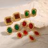 Jewelry for Women Trendy Fashion Earrings Design Sense Stainless Steel Non-Fading Ear Jewelry Daily
