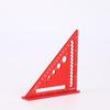 4.5 Inch Portable Triangle Angle Protractor Aluminum Alloy Speed Square Measuring Ruler Carpenter Woodworking Measure Tool