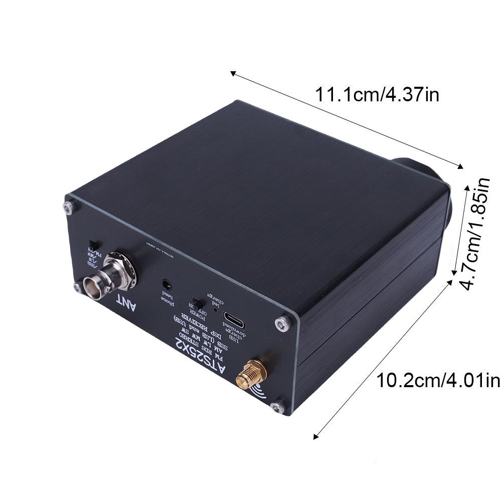 ATS25X2 All Band Radio FM/LW/MW/SSB Portable FM Radio 2.4inch Touchscreen Stereo Radio Si4732 Chip APP Network WIFI Configuratio