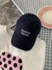 Korean Big Head Circumference Letter Embroidery Baseball Cap Spring New Simple Versatile Cap Men and Women Show Small Faces
