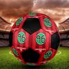 Pallone da Calcetto Indoor Hannover 96 Colorato Cucito a Macchina PVC Misura 5 Allenamento di Squadra Pronto per la Competizione Resistente Alta Rimbalzo Fresco Regalo Sportivo
