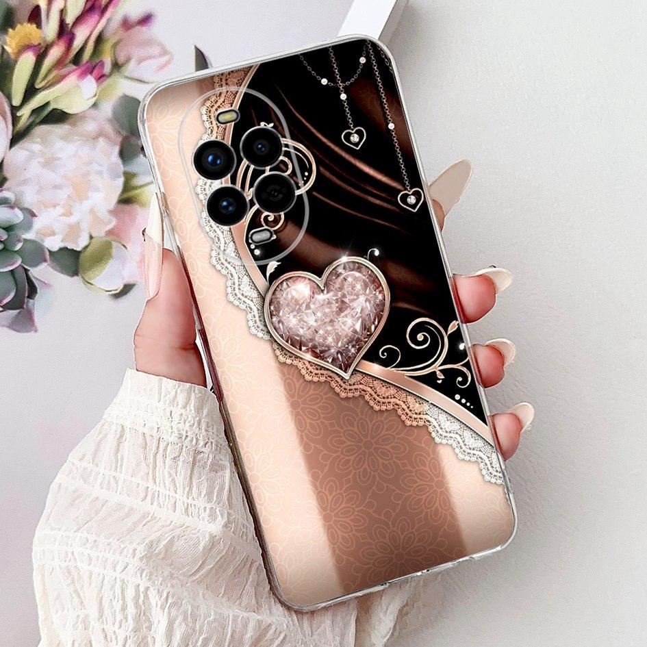 For Huawei Nova 13 Case Nova13 5G Cover BLK-AL80 Funda Popular Flower Butterfly Soft Clear Silicone Cases For Nova 13 Pro Bumper