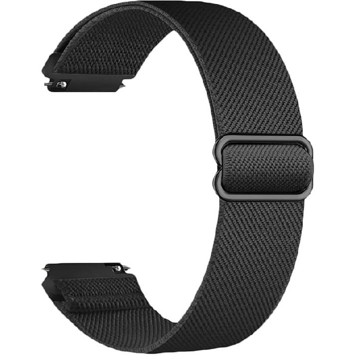 Ремешок EIGIIS для умных часов KE3 KE5 KE6 K22 K55 K57 Универсальный ремешок Ширина 22 мм Мягкий силикон Спортивные браслеты Запасной ремешок Классическая застежка Black Nylon