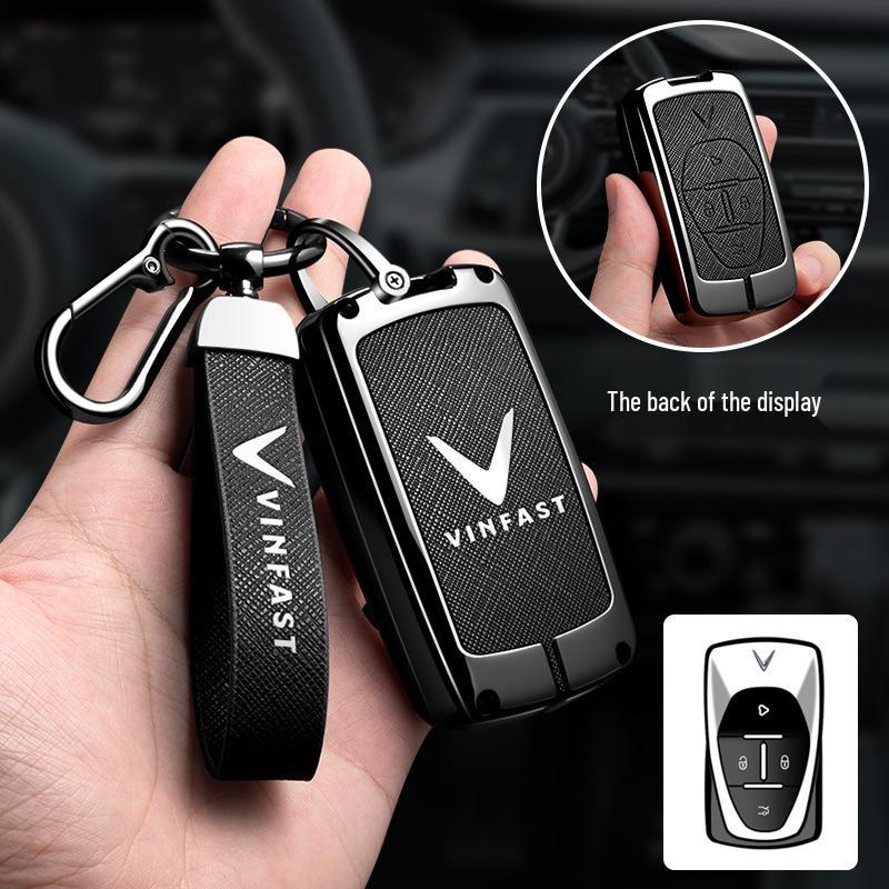 Vinfast Vietnam Car Key Case for Zhonghua V5/VF8 VF3/5/9 with Premium Keyring Buckle