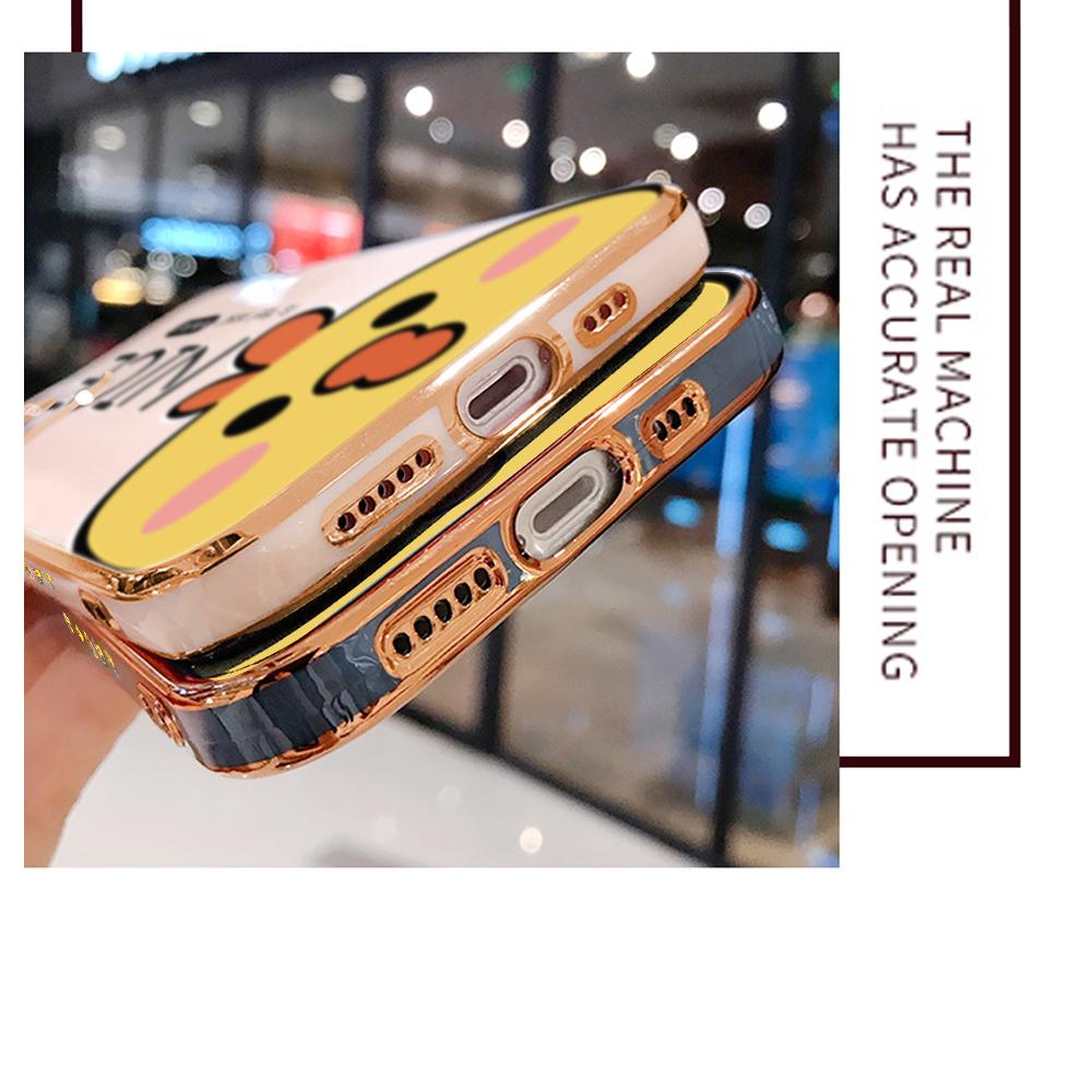 Kolorowe wzory nadruków Kwadratowy wzór krawędzi Obudowa Platerowana obudowa telefonu Luksusowe poszycie Miękkie etui na telefon do Huawei Honor Xiaomi Redmi