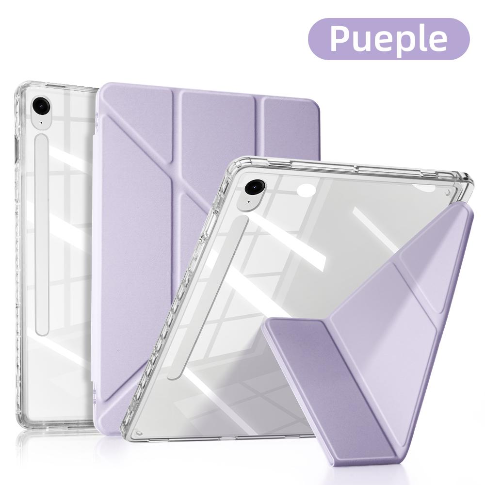Für Samsung Galaxy Tab Hülle für S9/S9FE/S10FE/S10Lite 11 Zoll S9 Plus 12,4 Zoll A9 8,7 Zoll A9 Plus Magnetische Y-Typ Hülle Mit Stifthalter