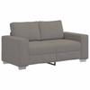 Two Seater Sofa Light Gray 160x77x82 cm Corduroy