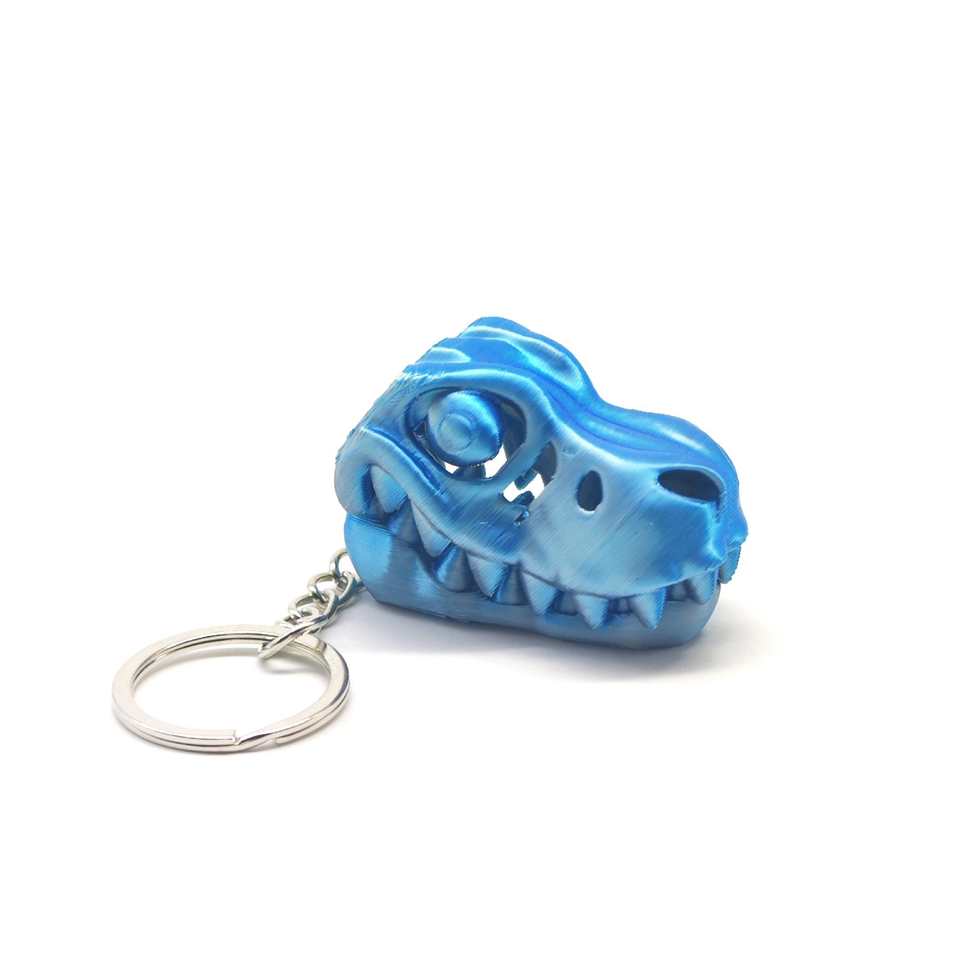 3D Tyrannosaurus Rex Skull Keychain Dinosaur Skeleton Ornament Pendant 4.5cm