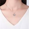 Heart-Shaped Mother-Child Hug Necklace: Mother-Daughter Love Keepsake for Mother's Day