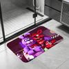 Five N-Nights at Freddy's Floor Mat Diatomite Bath Mat, Quick Dry Absorbent Non-Slip Door Mat