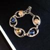 Stylish Women's Silver Bracelet Oval Link Vintage Style Chic Jewelry Ideal for Gifting