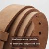 Long Genuine Leather Belt Zinc Zinc Alloy Jeans Waistband Adjustable Men Wide Belt  Ornament