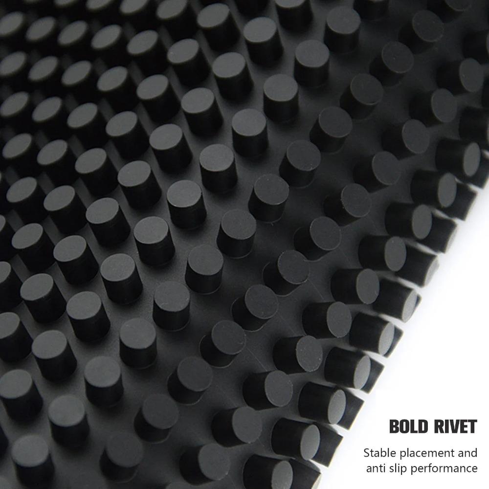 Soft Glue PVC Drain Mat Waterproof Silicone Dining Mat Tableware Cup Coasters  Cocktail Bartender