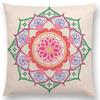 New Dreamy Sun Moon Stars Colorful Lotus Eternity Mandala Gorgeous Floral Pattern Design Prints Cushion Cover Pillow Case