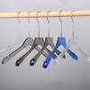 Non-slip Transparent Gray Acrylic Clothes Hanger for Women's, Children's, and Baby Clothing
