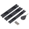 Fin Box Converter Professional Plastic Surfboard Fin Plug Adapter with Fin Key Screws for FUTURE 3pcs