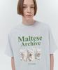 WAIKEI Maltese Archive Short Sleeve T-Shirt Melange White