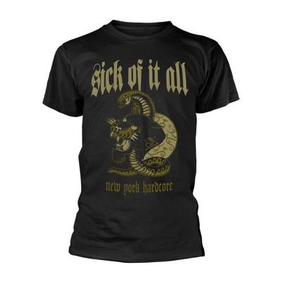Sick Of It All Unisex Adult New York Hardcore Panther T-Shirt