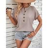 Spring Summer Women's Fashion Short Sleeve T-shirts Tops Clothing