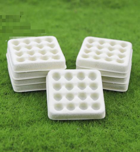 1pc 1/6 1/12 Doll House Simulation Miniature Mini Empty Egg Tray Model Decor