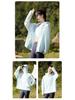 Unisex UV-Protection Hooded Ice Silk Summer Suit with Detachable Features