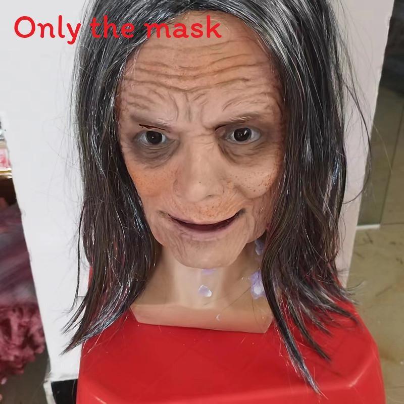 Halloween Latex Granny Mask For Cosplay And Costume Parties