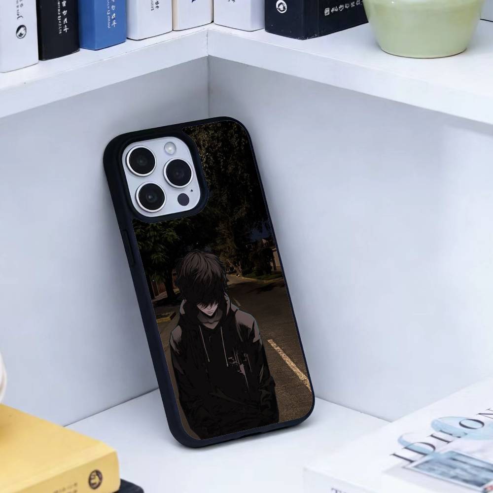 Dark Aesthetic Chill Guy Phone Case For iPhone 14,16,15,13,17,12,Plus,Pro,Max Magnetic For Magsafe Frosted Cover