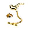 Mens Smoking Pipe Shape Tie Tack Clip for Wedding Business Formal