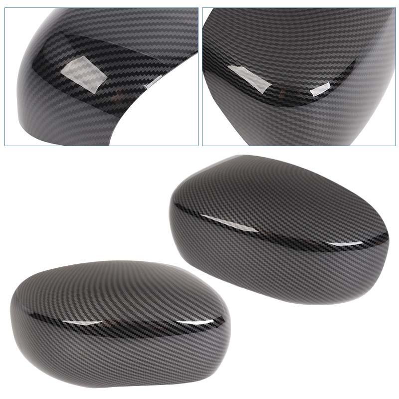 Car Rearview Mirror Decorative Frame Protective Cover For Dodge Charger For Chrysler 300C 2006-2010 Car Exterior Accessories , ABS Plastic