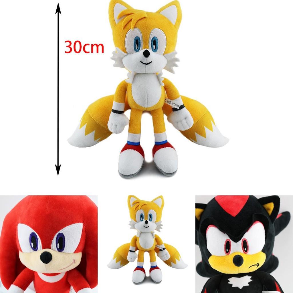 Luxusní plyšová hračka Stín ježek Sonic o velikosti 30 cm, ideální pro mladé fanoušky Sonica a sběratele