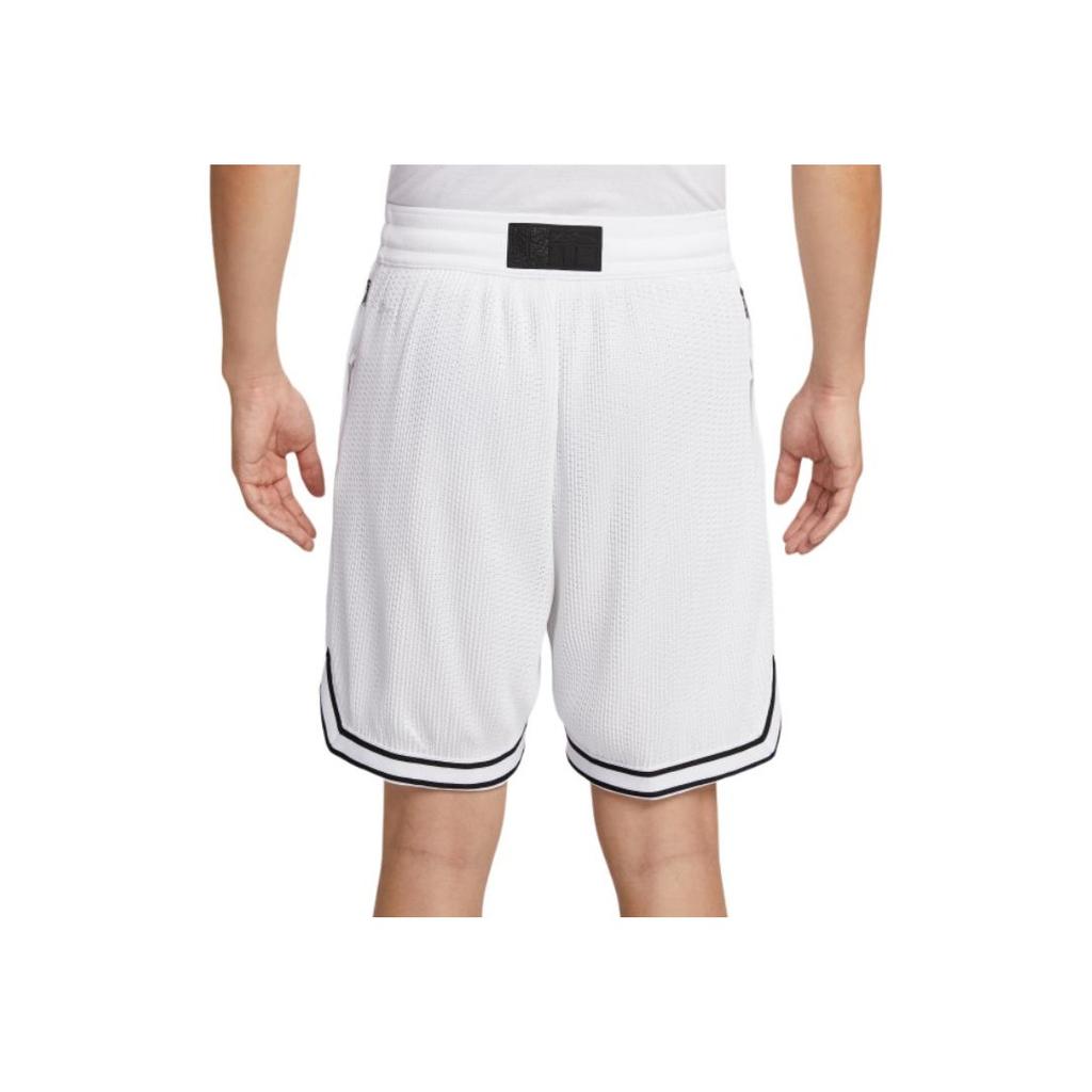 New Nike Dri Fit Basketball Shorts Men's White/Black HV9989-100