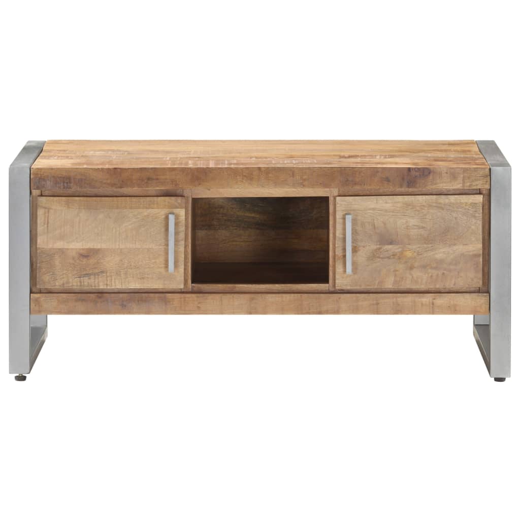 Coffee Table 95 x 50 x 40 cm Rough Mango Wood