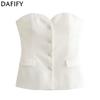Women's Fashion Casual Summer Spring Solid Color Print Sleeveless V-Neck Blouses & Shirts