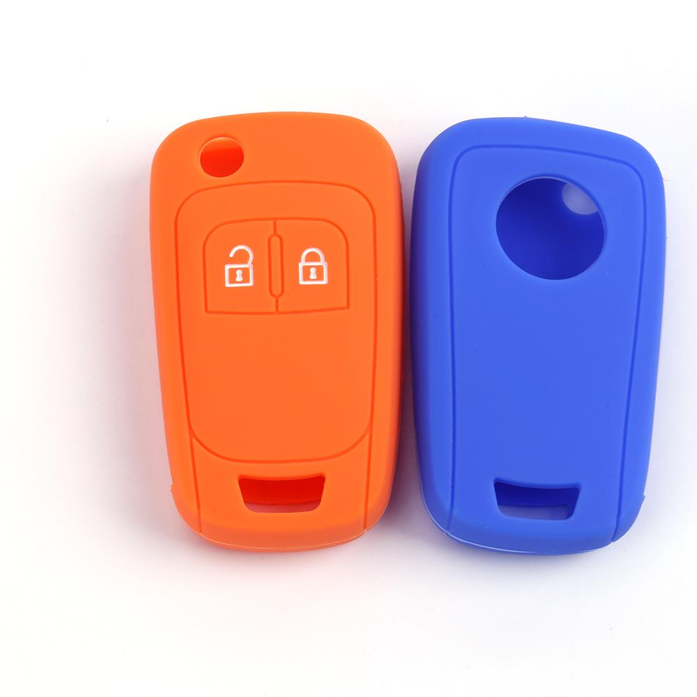 2 Buttons Silicone Car Remote Key Cover Case For Opel Astra J Corsa D Zafira C Mokka Insignia Cascada Karl Adam Meriva