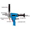 135mm 2100W 220V Diamond Core Drill Wet Handheld Concrete Core Drilling Machine with Water Pump Accessories Power Tools