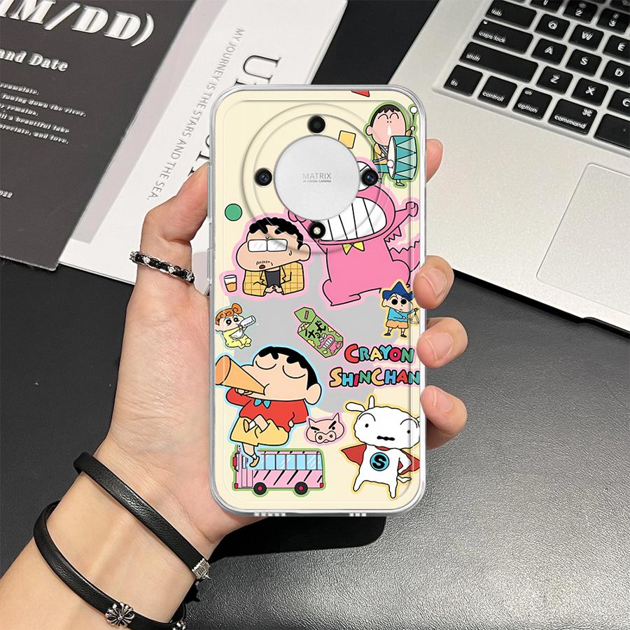 Cute Crayons Shinchans Soft Phone Cover Case for Honor X9a X8 90 Lite X8b X7b X9b X8a