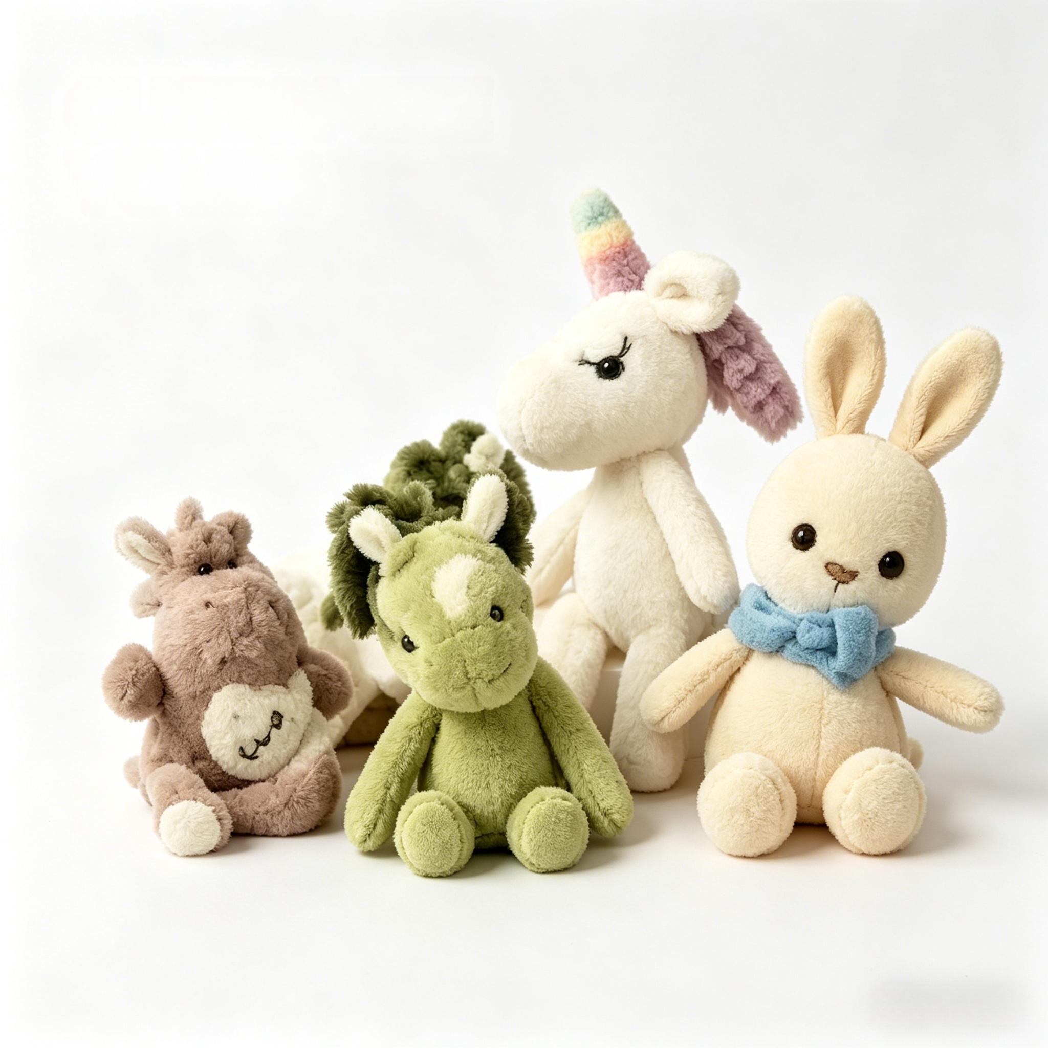 Custom Handmade Cotton Plush Crochet Animal Toy Stuffed Doll for Girls Baby Gifts