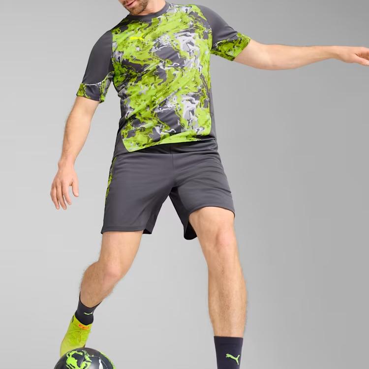 Puma Individual Cup Dry Cell Slim Fit Stylish Sweat Absorbing Short Sleeve Football Shirt Men Tops Galaxy-Gray 659893-08