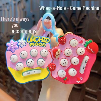Mini ručná hra Whack-a-Mole: Kľúčenka na tréning rýchlej reakcie pre deti