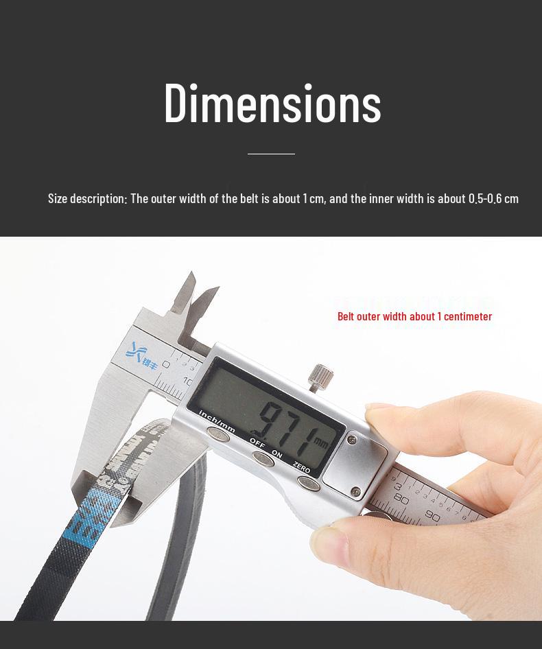 Small Bench Drill Belt K660, Washing Machine Dough Press V-belt: O-type, Z-type, O530, O630, O660, Z560