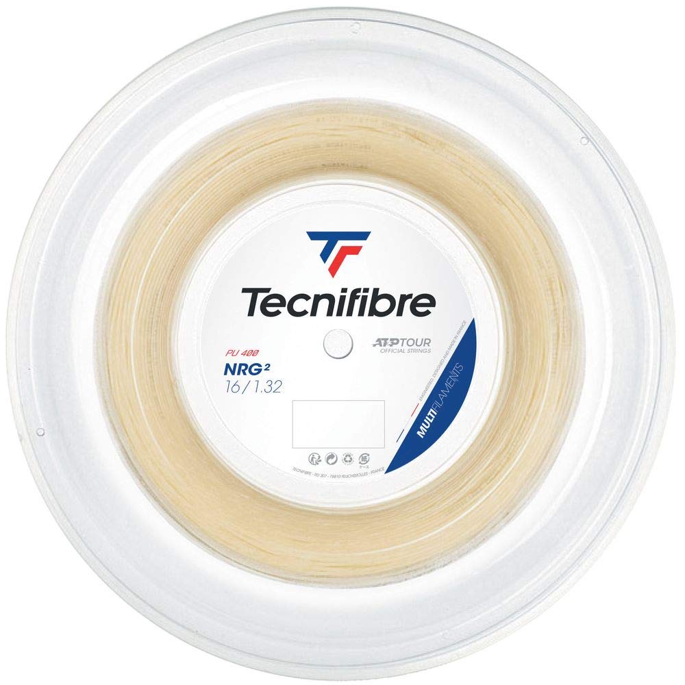 Tecnifibre NRG2 Tennis Gut String, 1.32mm, 200m Roll, TFR212