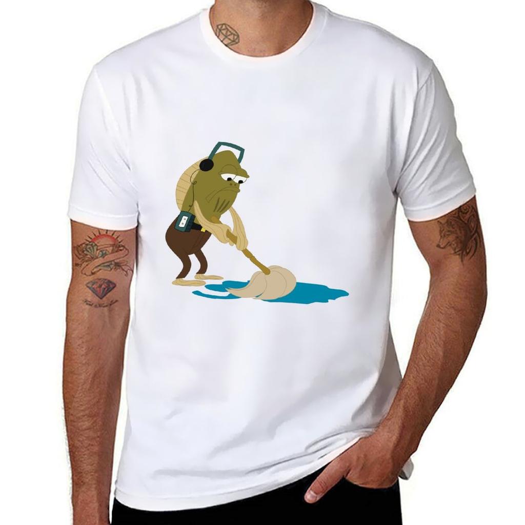 Cleaning Fish Tshirt T Shirts For Unisex Slim Fit Tshirt