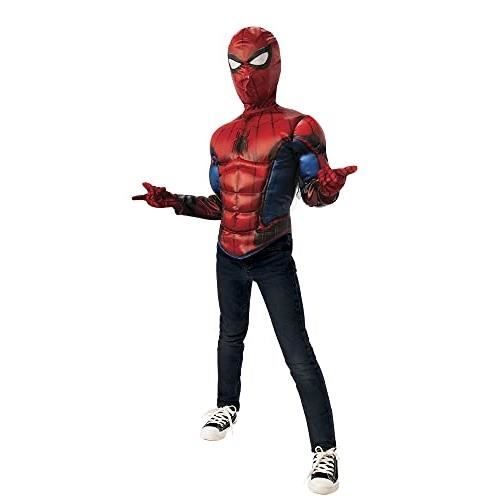 Costume Enfant - Spiderman - Rouge - Accessoires Deluxe - Produit Officiel Disney Marvel