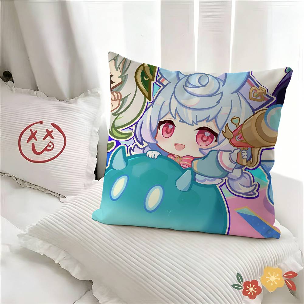 Pc Sigewinne Genshin Impact Pillow Case Fashion Square Pillowcase Bedroom Sofa Room Ins Decoration Leisure