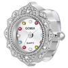 Women's Ring Watch, One Size Fits All, Cute, 3ATM Water Resistant, Analog, Silver, Fashion Accessory